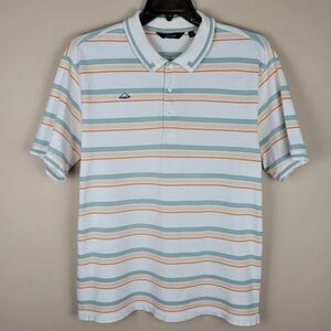 Radmor Baty Stripe Pima Cotton Short Sleeve Polo Pimaformance Multicolor Size XL